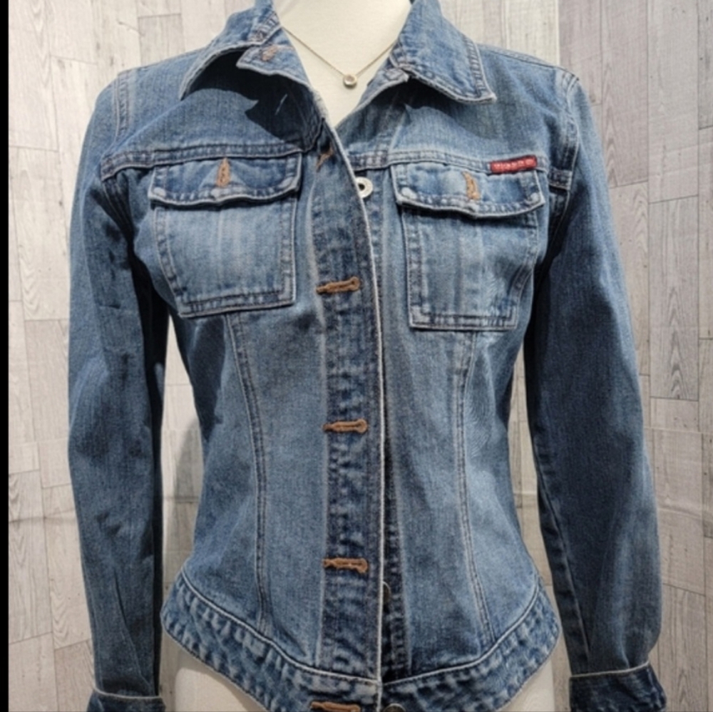 GUESS jean jacket size small